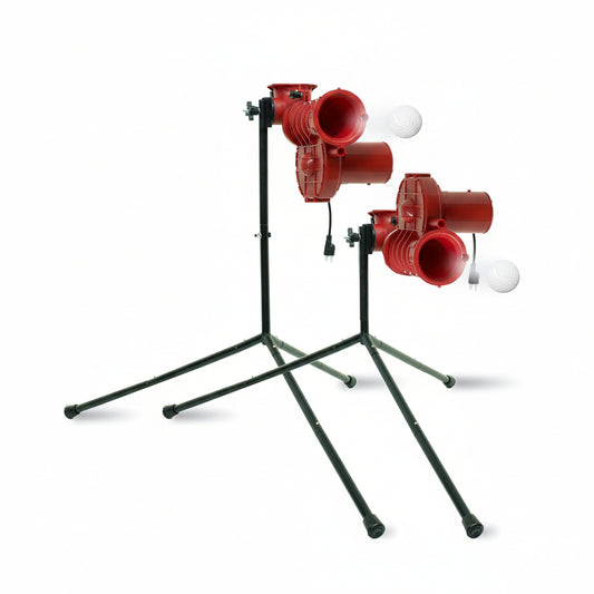 Sports Power Alley Lite 360 Baseball Pitching Machine - Pitches Lite Balls 40-80 MPH Fastballs, Sliders, & Curves | Accurate, Durable, & Portable Training Tool for Batting & Field Practice