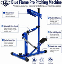 Louisville Slugger Blue Flame Pro Pitching Machine